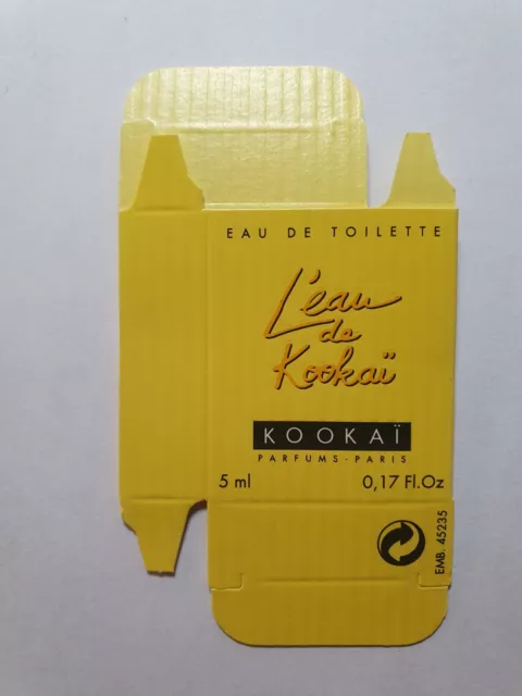 Miniature de parfum étui neuf L'eau de Kookaï