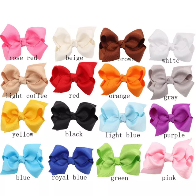 Sweet Baby Newborn Infant Kids Girls Bowknot Hair Clips Hairpin Headwear € 3