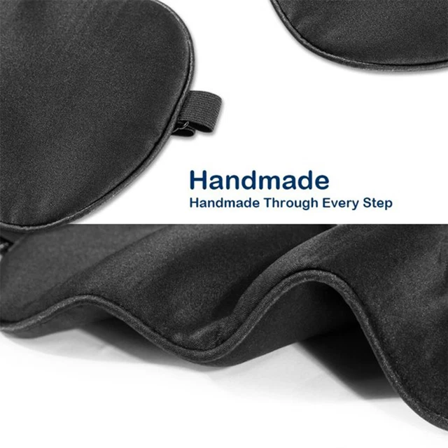 Sleep Eye Cover With Adjustable Strap Nap Blackout Blindfold Soft Work Travel