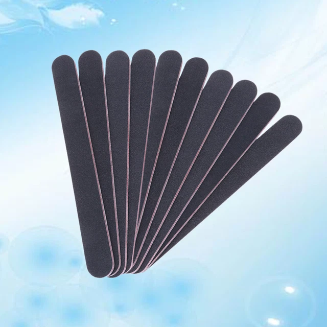 60 Pcs Double Sided File Nail Buffers Grit Block Miss Bulk
