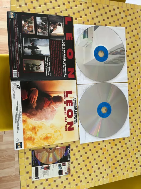 laserdisc leon version longue et en français bon etat 1994