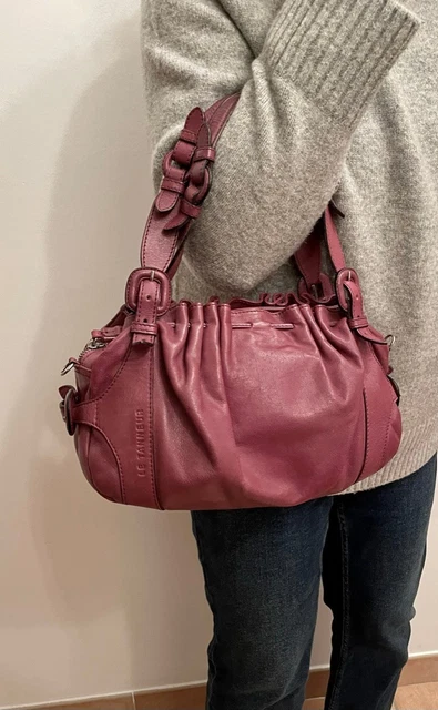 Sac à Main Le Tanneur Vintage - Cuir Vert - Bandoulière - Occasion Authentique