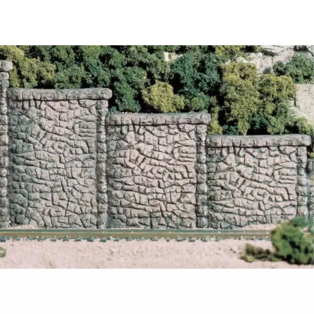 WOODLAND SCENICS HO Retain Wall Random Stone 3ea