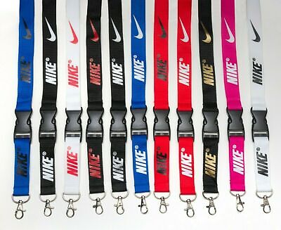 Nike 10 Pieces Set Lanyard Detachable Keychain Badge ID 10-Pack Multicolor 2