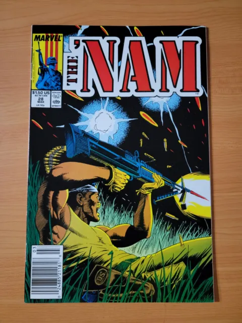 The 'Nam #28 Newsstand Variant ~ NEAR MINT NM ~ 1989 Marvel Comics