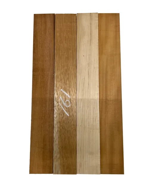 4 Pack, Multispecies Thin stock lumbers-Cutting Board Blocks 21 "x 3"x 5/8" #161