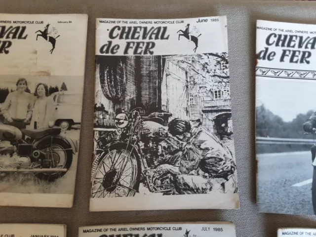 Cheval De Fer Ariel Besitzer Motorradclub Zeitschriften 1983/84/85 3