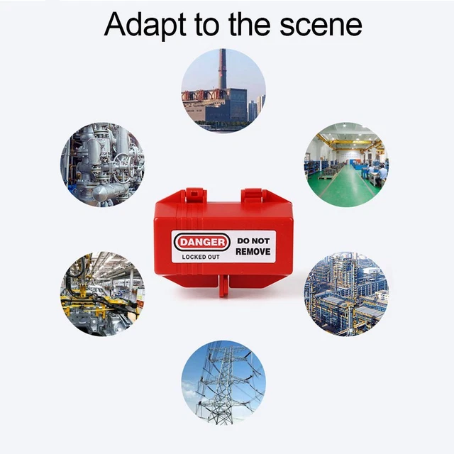 Safety Tool Industrial Device Plug Lockout Plug Box Lock Appliance Small