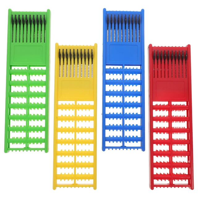 4x Angelhaken Organizer - Praktische Angelschnur Halter Aus Kunststoff