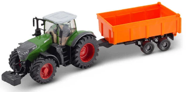 Tracteur CLAAS 540 Avec Remorque 1/32 - Jouet Ferme Métal Pour Enfant 3 Ans Et Plus