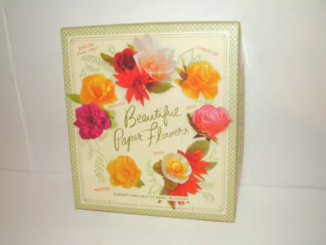 Beautiful Paper Flowers Craft Kit-Easy To Make Blooms, Laurie Cinotto