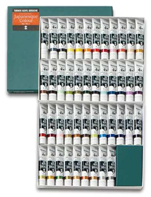 Turner Acryl Gouache paint Gouache Japanesque 45 Color Set 20 ml