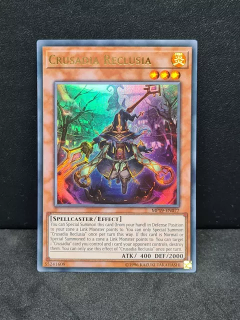 Yugioh Crusadia Reclusia MP19-EN077 Ultra Rare NM