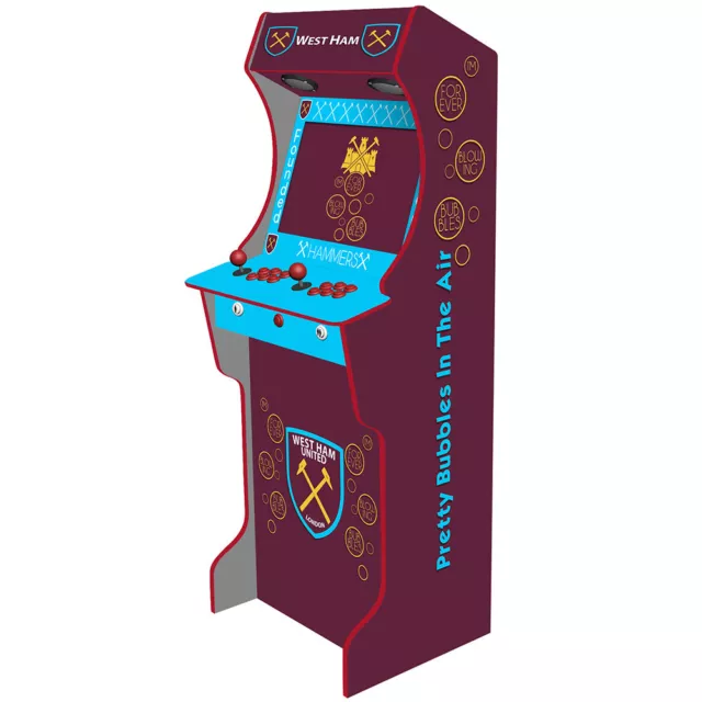 AG Elite 2 Player Arcade Machine - Includes Pinball Games- West Ham UTD FC Theme 3