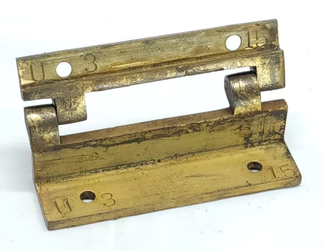 Victor Brand Vintage Brass Hinge, 3 inch, Locksmith