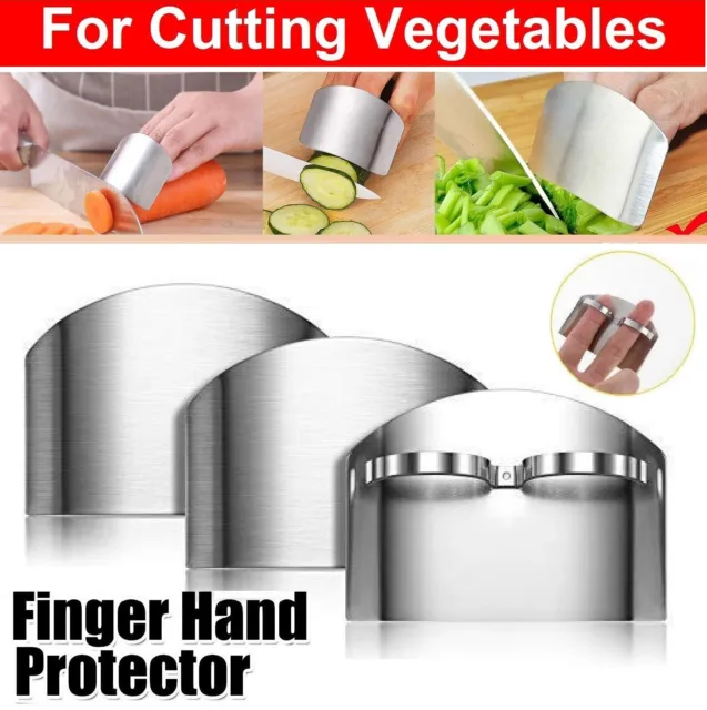 Stainless Steel Hand Finger Protector Guard Chop Slice Knife Safe Kitchen Tool