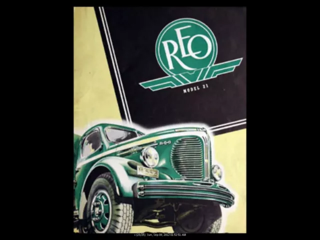 REO SPEEDWAGON OPERATION & TECH MANUAL 85 pgs w/ Speed Wagon Tuning Maintenance