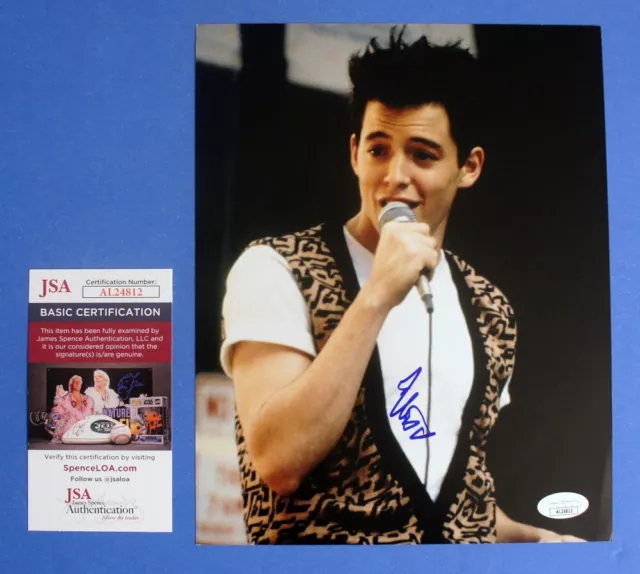 JSA Cert! MATTHEW BRODERICK SIGNED - Ferris Bueller 8x10 Color Parade Photo!