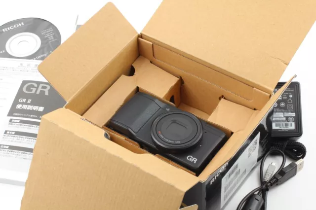 [TOP MINT in Box] Ricoh GR II 16.2MP Black Compact Digital Camera from JAPAN