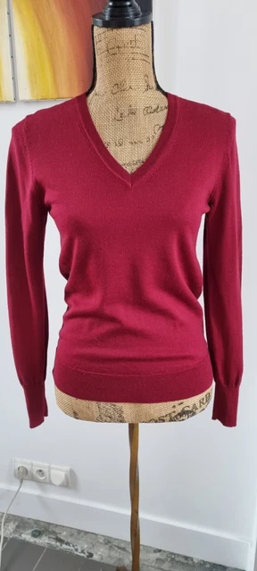 Pull Guess bordeaux S/M - Vêtements
