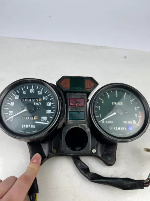 Yamaha RD 250 1A2 Tacho Cockpit Drehzahlmesser Speedometer #8247