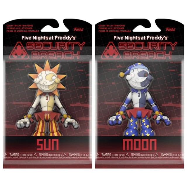 FIVE NIGHTS AT Freddy's Security Breach MOON & SUN Modellino Funko