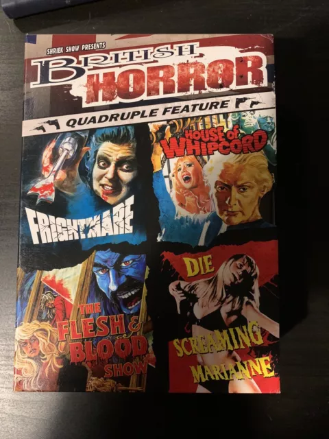 Pete Walker 4 Film British Horror Collection -Shriekshow DVD - Rare Cult 70’s