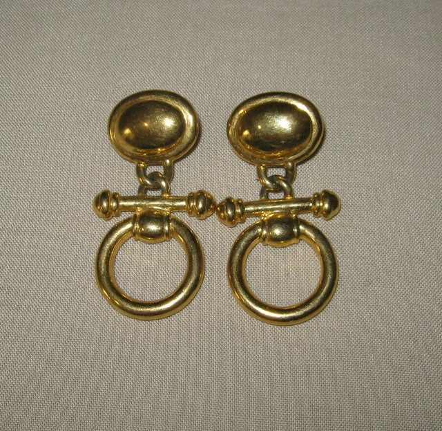 Grandes Boucles D'oreilles Percées Uterque - Coffret Pochette Inclus | Bijou Fashion Unique Occasion