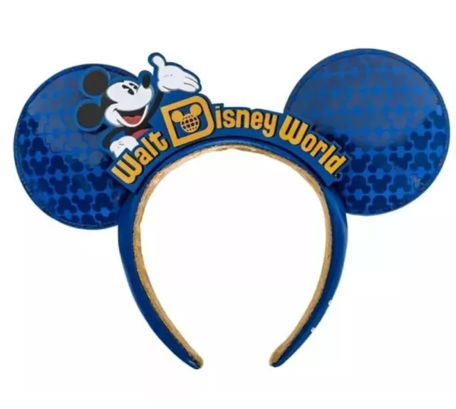 BNWT Walt Disney World Making Magic Retro Ears Disney Parks Blue