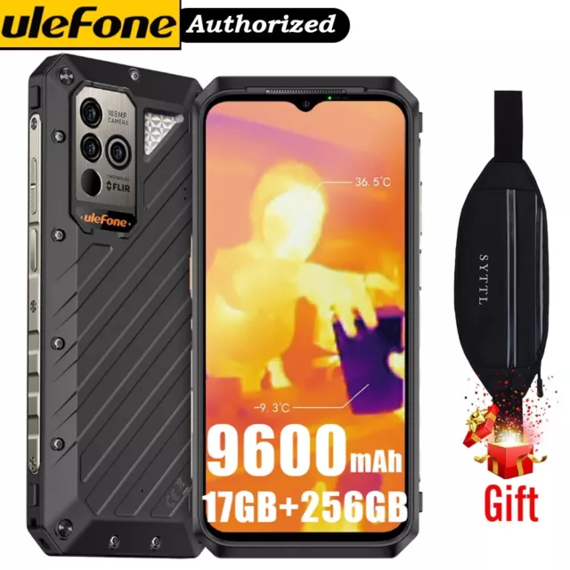 Ulefone Power Armor19T Rugged Smartphone 17GB+256GB 66W 108MP Unlocked Phone NFC