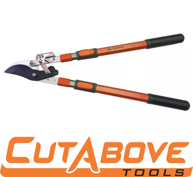 Lopper Ratchet Bypass Action -Telescopic Handle  CutAbove 1002 - Up To 50mm Cut