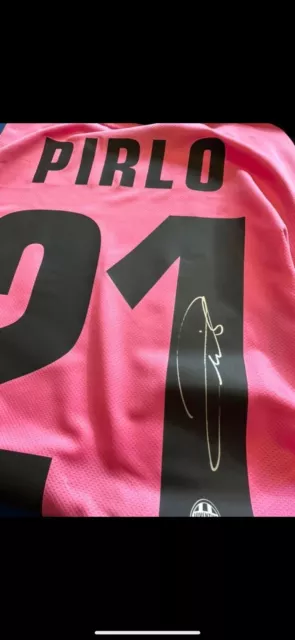 Andrea Pirlo Signed Juventus Shirt 2