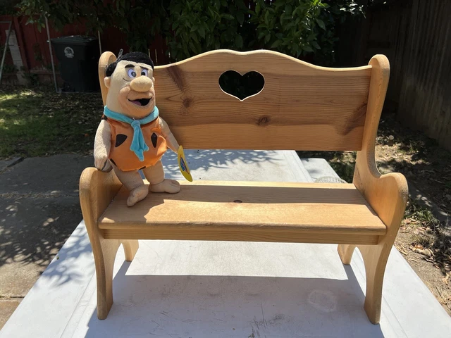Photographers Child Posing Bench