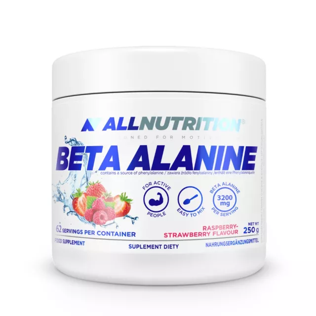 Beta Alanin Pulver 250 g Pre Workout Booster Ausdauer 0,25 kg Allnutrition