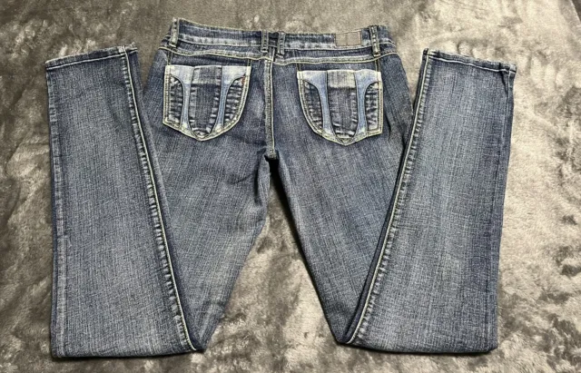 Imperial Star Jeans Blue Denim Stretch Skinny Women’s Size 7  (32x31.5)