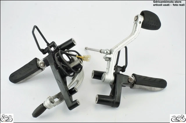 Pedane Cambio Moto 2 Paia - Leva Frizione E Freno In Lega Alluminio Per Bulloni M6 - Foto 6