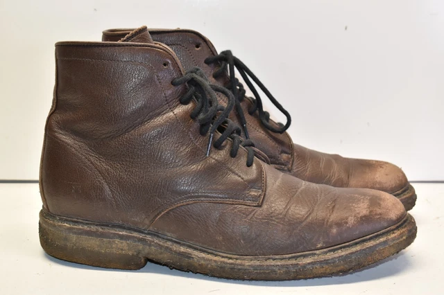 Frye Corey Lace-Up Leather Boots‎ Dark Brown Mens Size 10.5D Chukka Gum Soles Frye Men main image 3