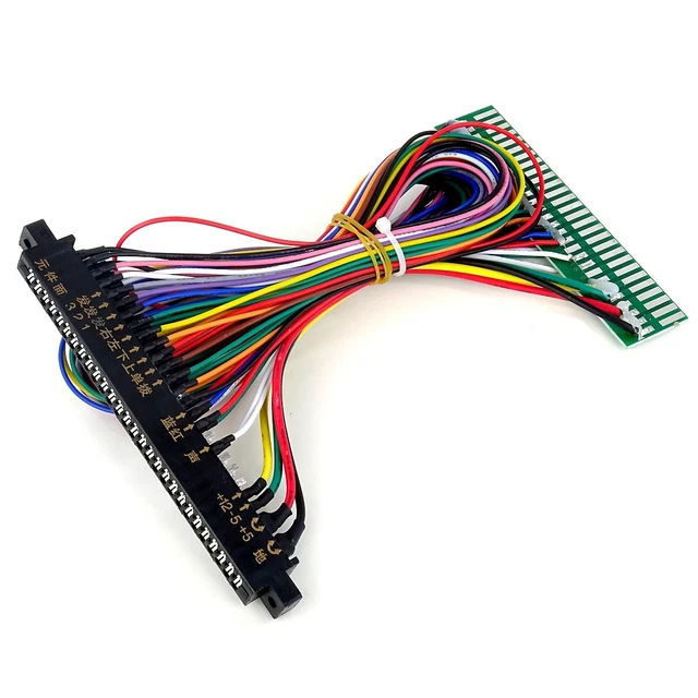 Connecteur JAMMA 10x10 Pins + Adaptateur 20 Pins - Pour Bornes D'arcade - Neuf