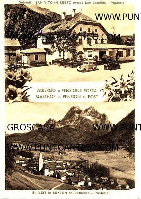 San Vito In Sesto - Cod.c648-Albergo E Pensione Posta - Viaggiata 1950-Cartolina