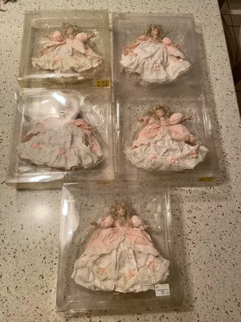 Jocelyn Mostrom Cinderella Doll Porcelain with Paper Dress KSA Kurt Adler Lot 5