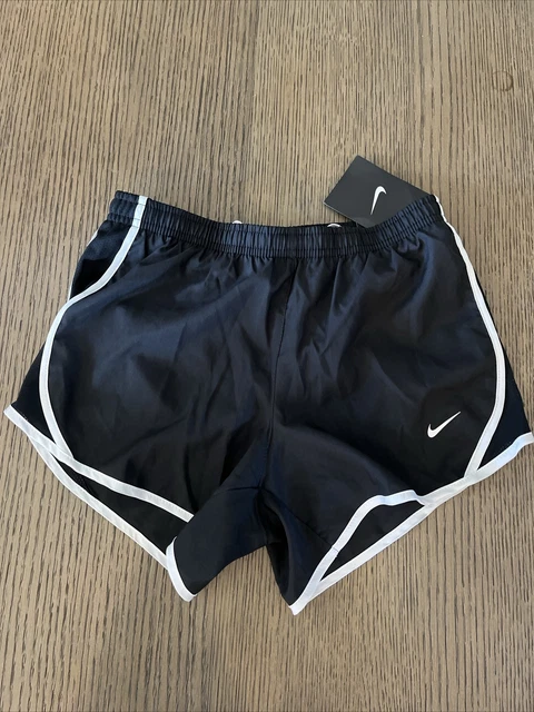 Nike Big Girl's (Kids) Black Dri-FIT Tempo Running Shorts (DC7645