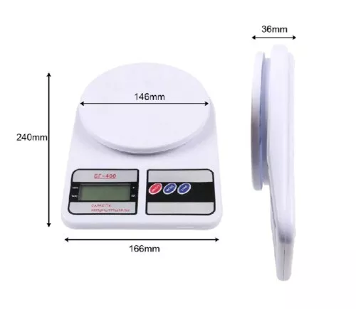 Digital Electronic 10kg Kitchen Postal Scales Postage Parcel Weighing Weight