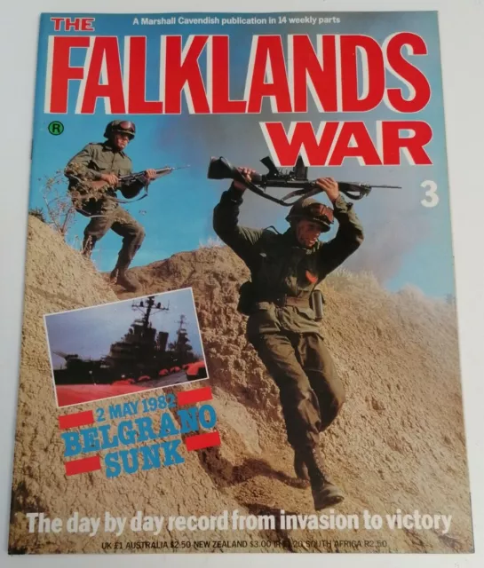 MAGAZINE - The Falklands War Magazine Part 3 Marshall Cavendish 1983 History