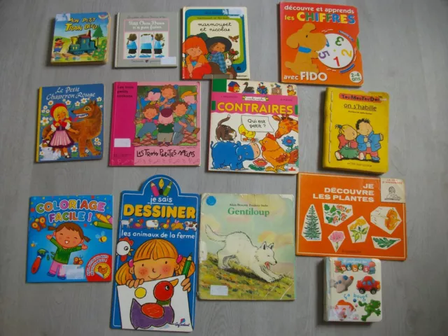 Lot De 12 Livres Pour Bebes Enfants Recents Et Plus Anciens Be