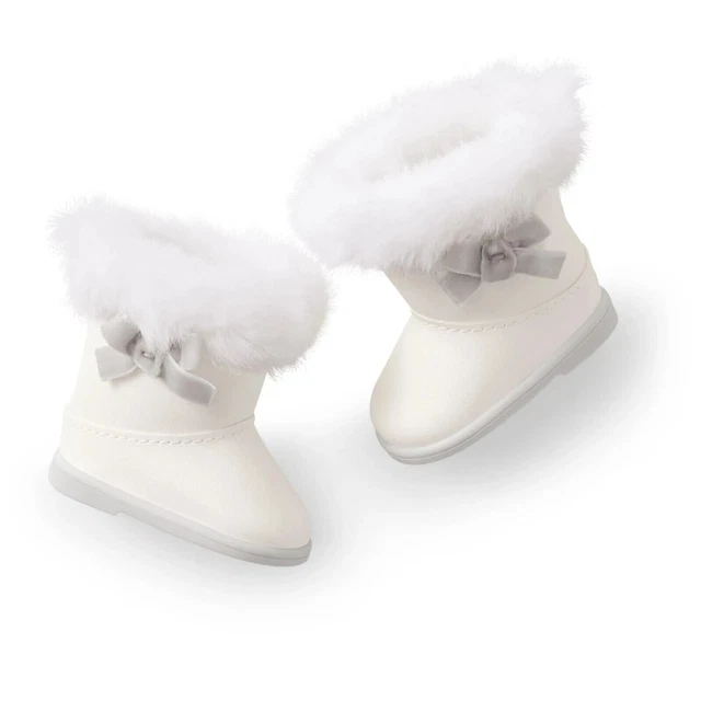 NIB ~ American Girl Doll 18 in Furry Flurry Boots ~ Frosty Frills Collection