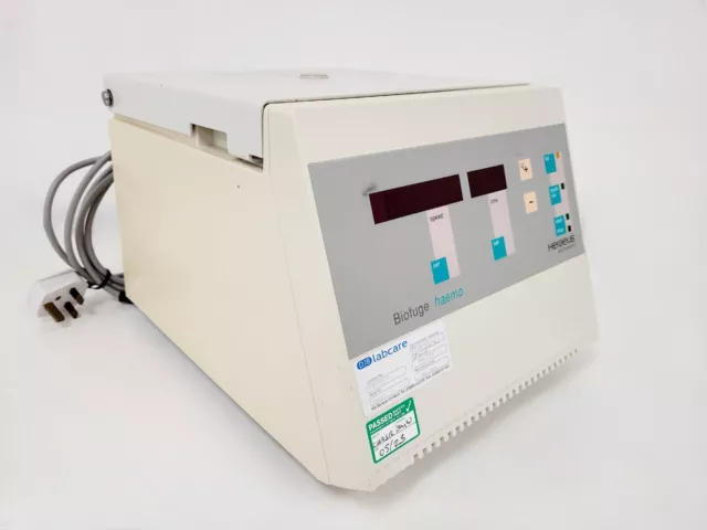 Haraeus Biofuge Haemo Centrifuge Avec 1067 Haematocrit Rondelle Rotor Labo