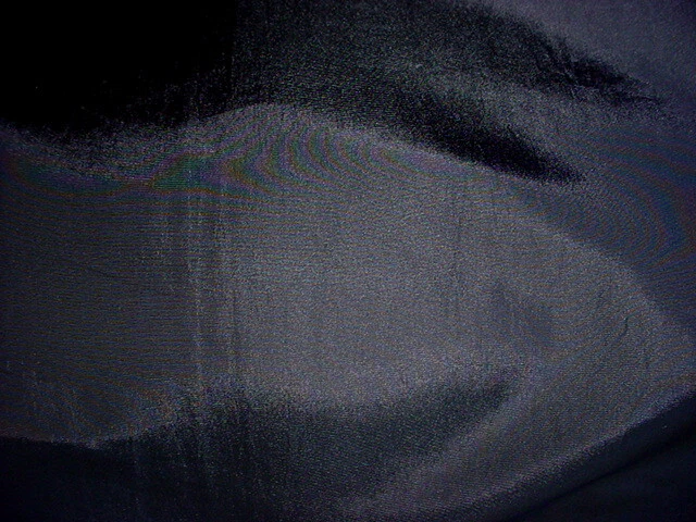 7-5/8Y Kravet Lee Jofa Solid Onyx Black Faux Silk Upholstery Fabric 3