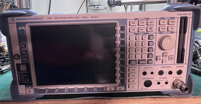 Rohde Schwarz FSP38 40 GHz Spectrum/Network Analyzer with OCXO + Ext Gen Ctl Opt