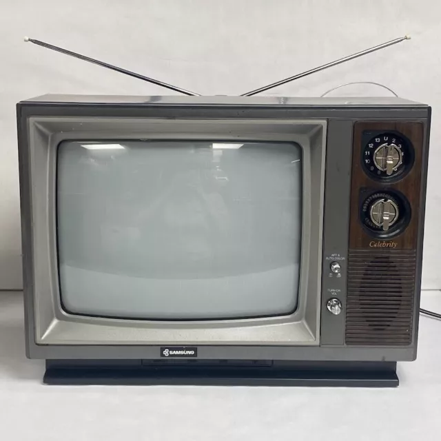 Samsung Celebrity TC3123MH CRT color TV Retro Gaming Made in USA 1987 Vintage