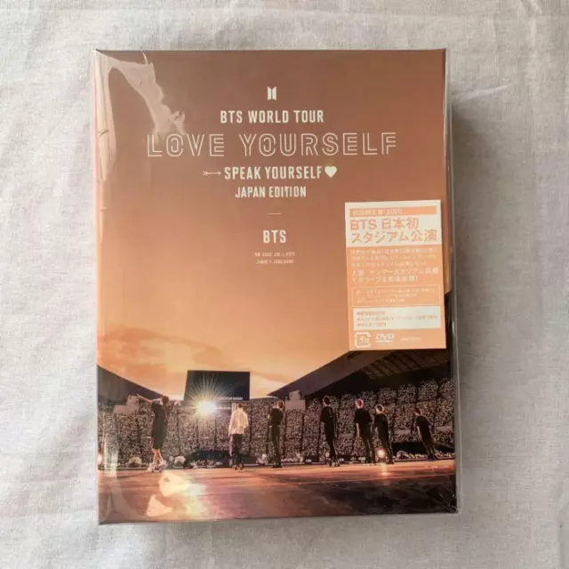 BTS WORLD TOUR LOVE YOURSELF SPEAK YOURSELF JAPAN First Limited Edition DVD
